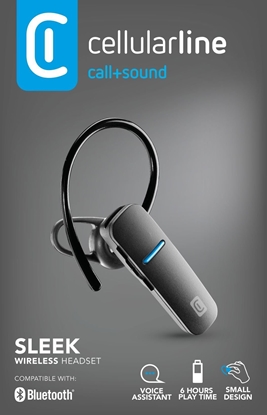 Изображение Suchawki Bluetooth headset Cellularline SLEEK czarny
