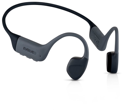 Изображение Suchawki Evolveo EVOLVEO bezprzewodowe suchawki BoneMax MP3 32GB na koci policzkowe IPX8 szary