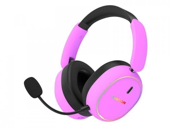 Picture of Suchawki Hator Suchawki dla graczy Hator Phoenix 2 Wireless bezprzewodowe fioletowe