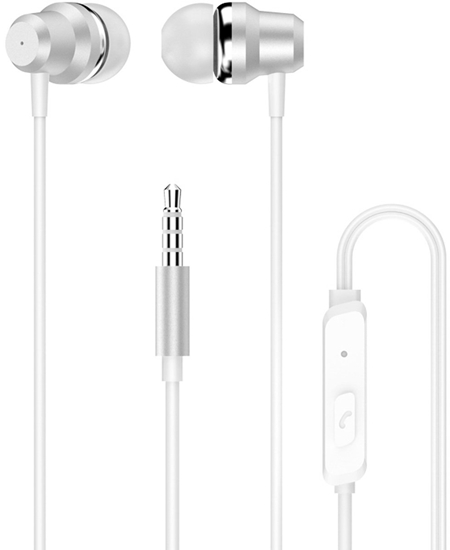 Picture of Suchawki przewodowe dokanaowe z pilotem X10PRO mini jack 3.5mm - biae Suchawki przewodowe dokanaowe z pilotem X10PRO mini jack 3.5mm - biae