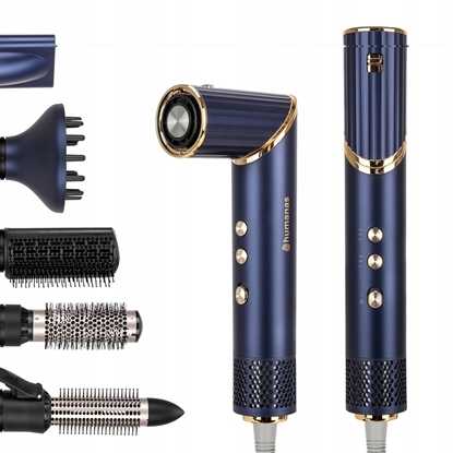 Attēls no Suszarka Humanas Suszarka do wosów z funkcj jonizowania Humanas AirTouch HD-AT02 - fioletowa