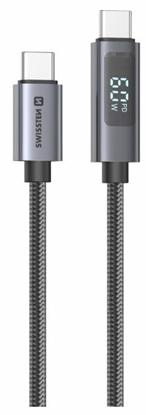 Picture of Swissten LCD Cable 60W USB-C - USB-C 1m