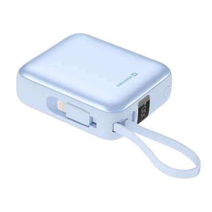 Picture of Swissten SPACE Power Bank Universal External Battery USB-C / Lightning / 10000 mAh Blue