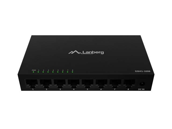 Picture of Switch DSM1-1008 8X 1GB/S niezarządzalny Gigabit Ethernet Desktop 12V ( obudowa metalowa) 