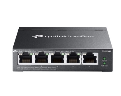 Attēls no Switch|TP-LINK|OMADA|TP-LINK OMADA ES205GP|PoE ports 4|ES205GP
