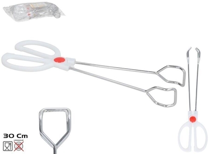 Attēls no Szczypce kuchenne biay 30 x 8 x 3 5 cm KITCHEN&GO 8445393418834 (8445393418834)