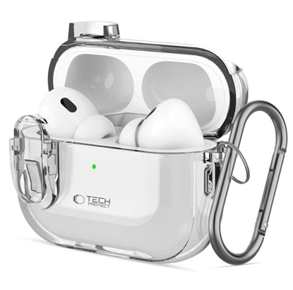 Attēls no Tech-Protect Apple SLIM HOOK APPLE AIRPODS PRO 1 / 2 Transparent