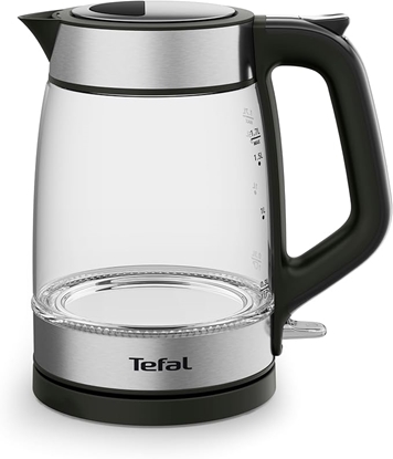Attēls no TEFAL tējkanna 1.7 l, melna/caurspīdīga