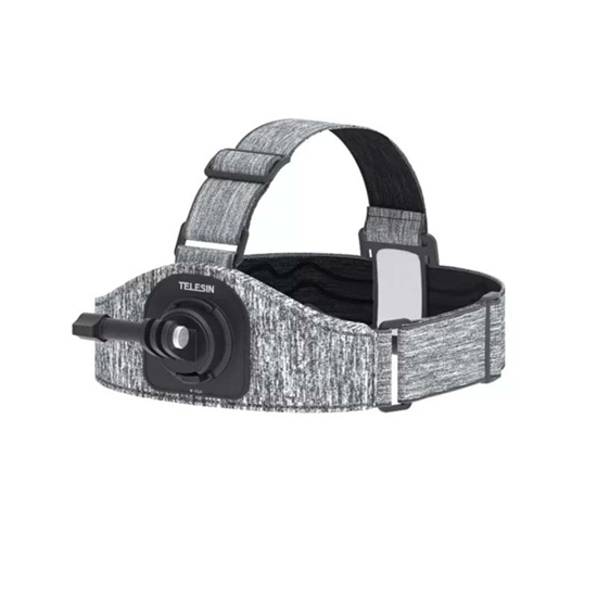 Изображение Telesin Opaska na gow Telesin z dwoma mocowaniami na kamery sportowe (GP-HMS-T06)