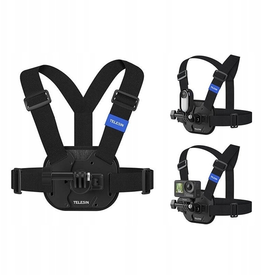 Picture of Telesin Szelki Chest Mount Uchwyt Na Klatk Do Apple Iphone 16 Pro Max Gopro Dji / S2-cgp-02