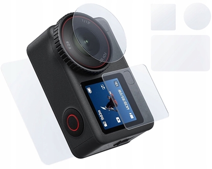 Attēls no Telesin Zestaw Osona Szko Hartowane Na Obiektyw + 2x Ekran Do Dji Osmo Action 6 / S6-flm-26