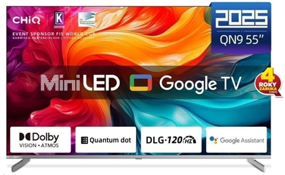 Attēls no Telewizor CHiQ M55QA9 TV 55", UHD MiniLED Google TV DLG 120 Hz