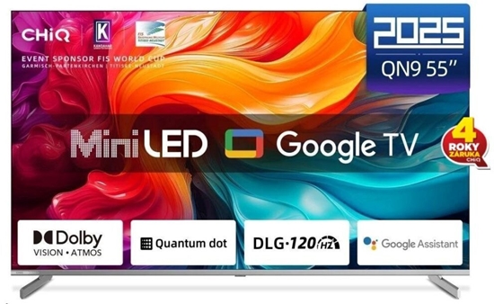 Picture of Telewizor CHiQ M55QA9 TV 55", UHD MiniLED Google TV DLG 120 Hz