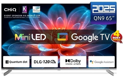 Attēls no Telewizor CHiQ M65QA9 TV 65", UHD MiniLED Google TV DLG 120 Hz