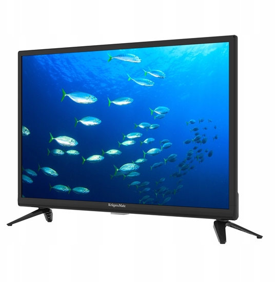 Изображение Telewizor Kruger&Matz 24" HD DVB-T2 H.265 HEVC 230/12V