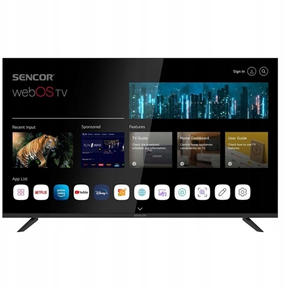 Attēls no Telewizor Sencor SLE 43US804B WEBOS UHD TV         SENCOR
