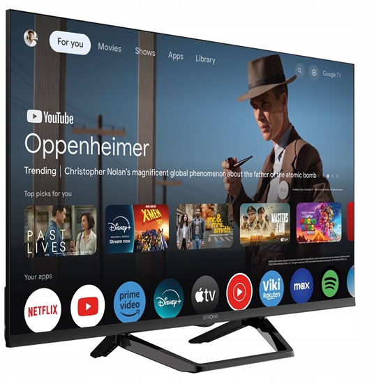 Изображение Telewizor Strong TV 32 230/12Volt Google TV SRT32HG4723C czarny