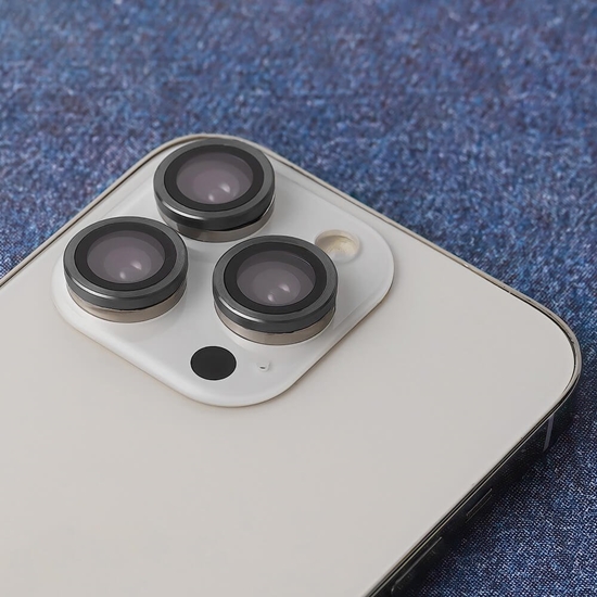 Picture of TelForceOne Zestaw szkie na aparat do iPhone 17 srebrny
