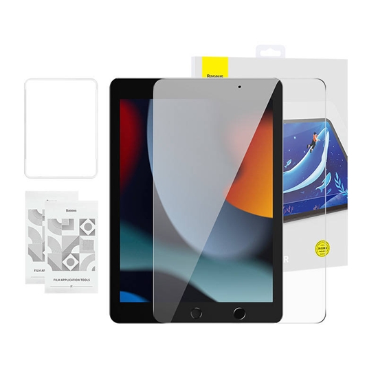 Изображение Tempered Glass Baseus Crystal 0.3 mm for iPad Pro|