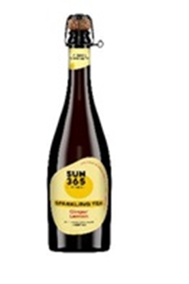 Attēls no Tējas dzēriens SUN365 Ingvers Citrons, gāzēts, stiklā, 0.75l (DEP)