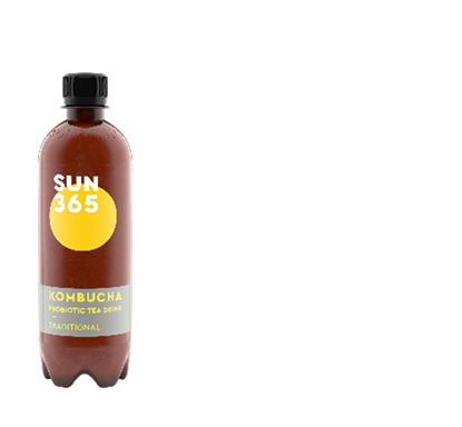 Attēls no Tējas dzēriens SUN365 Kombucha Traditional, PET, 0.5l (DEP)