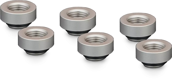 Picture of Thermal Grizzly DeltaMate Extender Fitting - MF7, matowy nikiel, opakowanie 6 sztuk