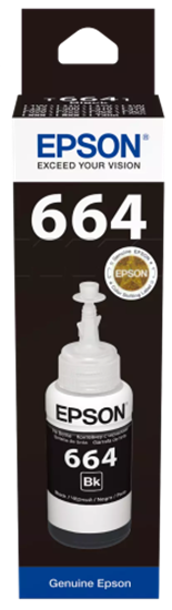 Picture of Tintes kārtridžs Epson T6641 Black