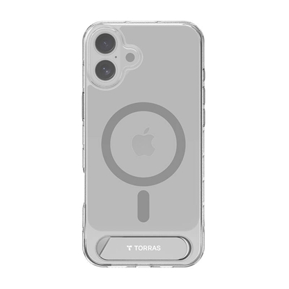 Изображение Torras Etui Torras Pstand Series dla iPhone 16 (Przeroczyste)