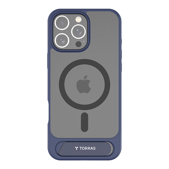 Изображение Torras Etui Torras Pstand Series dla iPhone 16 Pro (Niebieski)