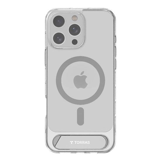 Изображение Torras Etui Torras Pstand Series dla iPhone 16 Pro (Przeroczyste)