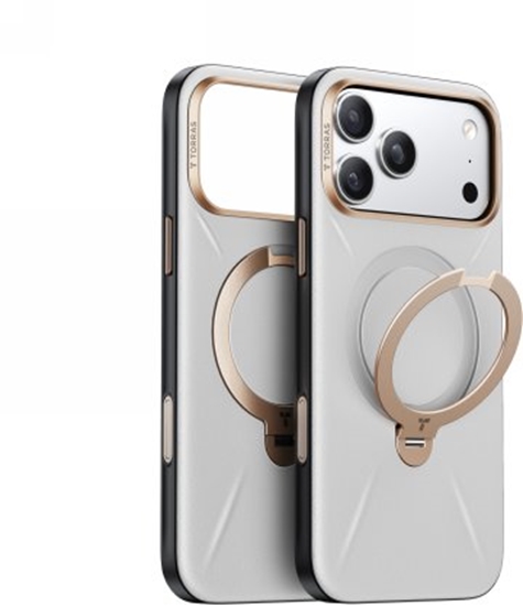 Picture of TORRAS QPro Leather - etui do iPhone 17 Pro Max kompatybilne z MagSafe (pearl gray)