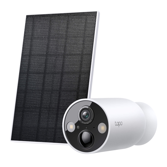 Picture of TP-LINK | C425 KIT | Solar-Powered Security Camera Kit | Bullet | 4 MP | F/2.1 | H.264 | microSD, Max. 512GB