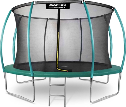 Attēls no Trampolina ogrodowa Neo-Sport NS-12C181 z siatk wewntrzn 12.5 FT 374 cm