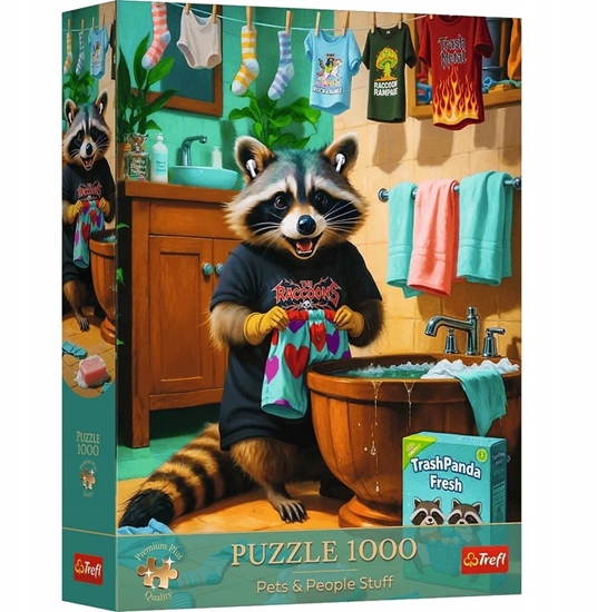 Picture of Trefl PUZZLE 1000EL TREFL PREMIUM DZIEN PRANIA SZOPA