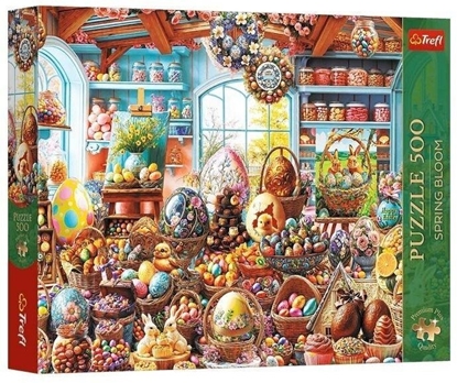 Attēls no Trefl PUZZLE WN 500EL TREFL WIELKANOCNY SKLEPIK PUD