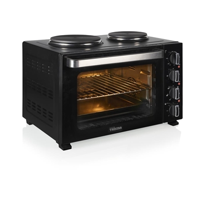 Picture of Tristar Convection Oven with 2 Hot Plates | OV-3670 | 35 L | 3200 W | Black