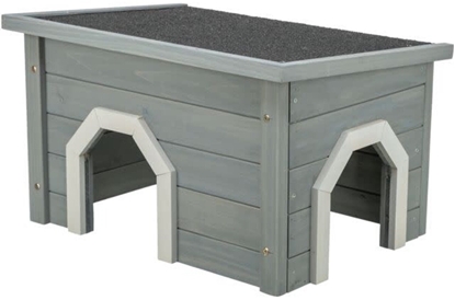 Attēls no Trixie Domek dla maych zwierzt, dla gryzoni, szary, 50 × 30 × 37 cm