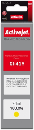 Attēls no Tusz Activejet Activejet AC-G41Y Buteleczka z tuszem (zamiennik do Canon GI-41Y 4545C001; Supreme; 70 ml; óty)