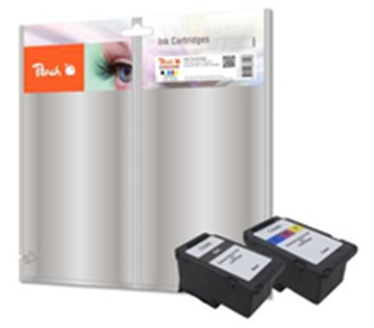 Изображение Tusz Peach Peach PI100-223 PagePack Czarny, Cyjan, Purpurowy, óty