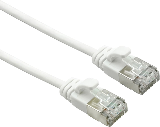 Изображение U/FTP kabelis Cat.7, 500 MHz, LSOH, slim, balts, 2m, Roline