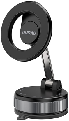 Изображение Uchwyt samochodowy magnetyczny do smartfona z przyssawk MagSafe - czarny Uchwyt samochodowy magnetyczny do smartfona z przyssawk MagSafe - czarny