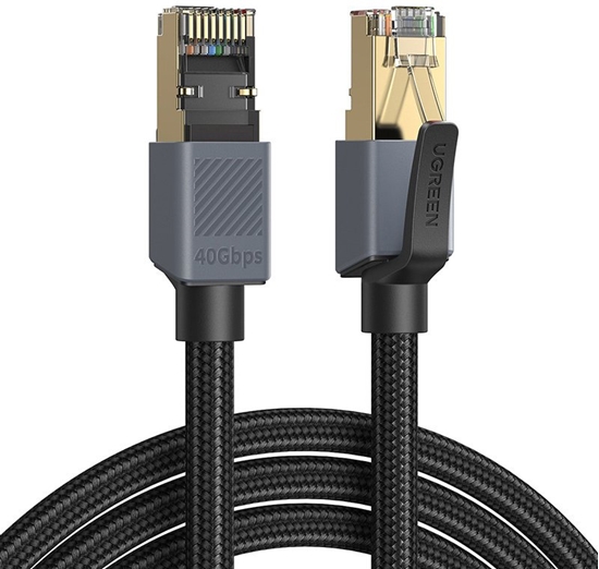 Picture of Ugreen Patchcord NW343 Cat.8, F/FTP, 5m, czarny (85731)