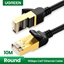 Attēls no UGREEN NW107 RJ45 Round Ethernet Cable (Cat.7 STP  10m  Black)