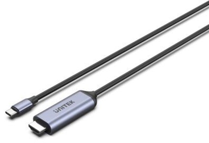 Attēls no Unitek UNITEK KABEL USB-C - HDMI 8K  USB 4  HDR10+  1 8M