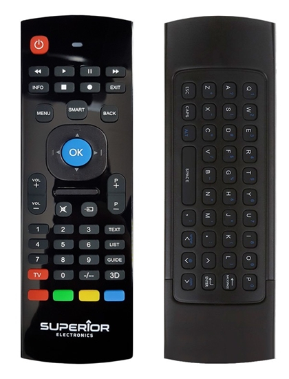 Picture of Universāla tālvadības TV pults ar QWERTY tastatūru | Superior 2in1