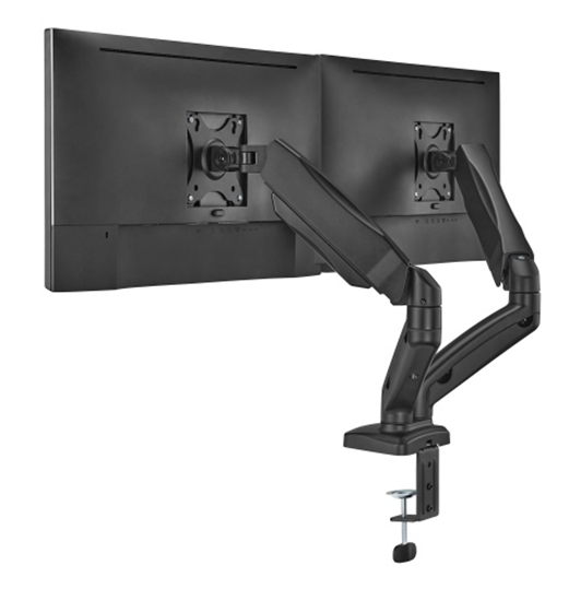 Picture of Up Up Premium Dual-Screen Monitor Arm 17-32'', VESA 75x75, 100x100, Matte Black