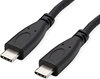 Picture of USB 3.2 Gen 2 kabelis PD 20V5A, with Emark, C-C, M/M, black, 0.5 m, Roline