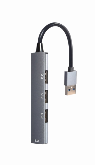 Изображение USB Centrmezgls Gembird 4-port USB 3.1 Silver