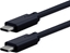 Изображение USB3.2 Gen2x2, kabelis C–C, M/M, 240W,  ar Emark, melns 1.5 m, Roline
