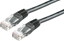 Picture of UTP kabelis kat.5e, melns, 1m, Roline
